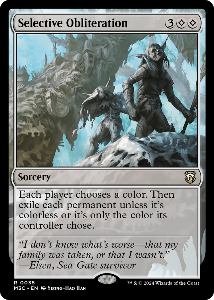Selective Obliteration (M3C-035)