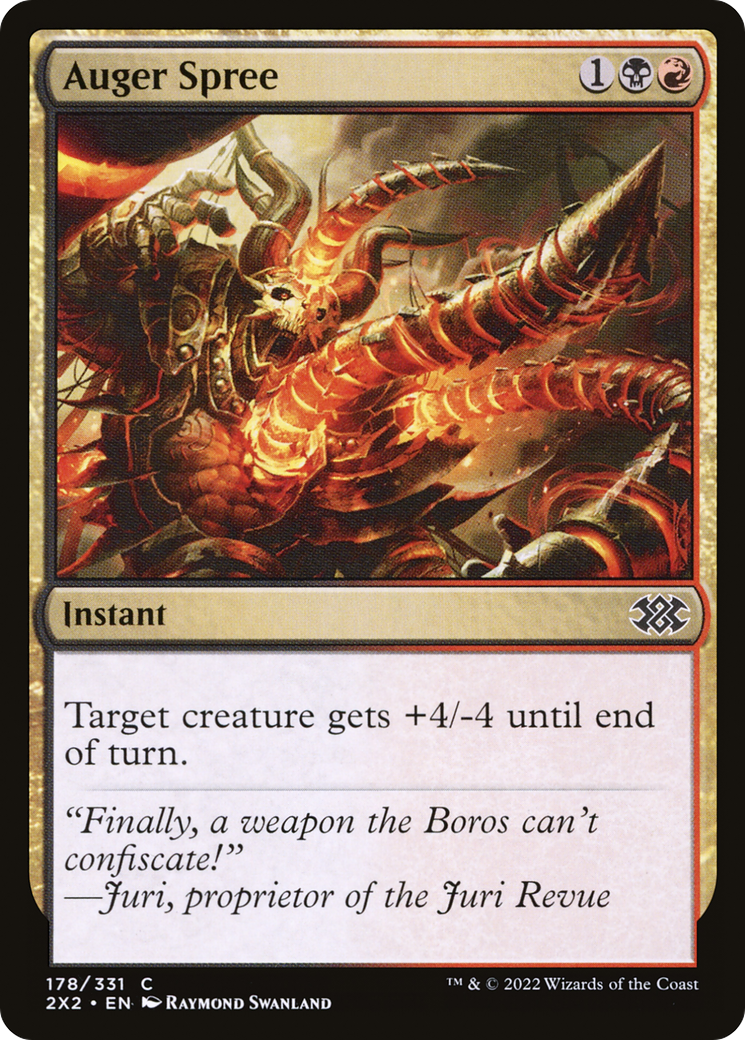 Auger Spree (2X2-178) (Foil)