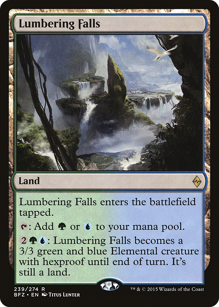 Lumbering Falls (BFZ-239) (Foil)