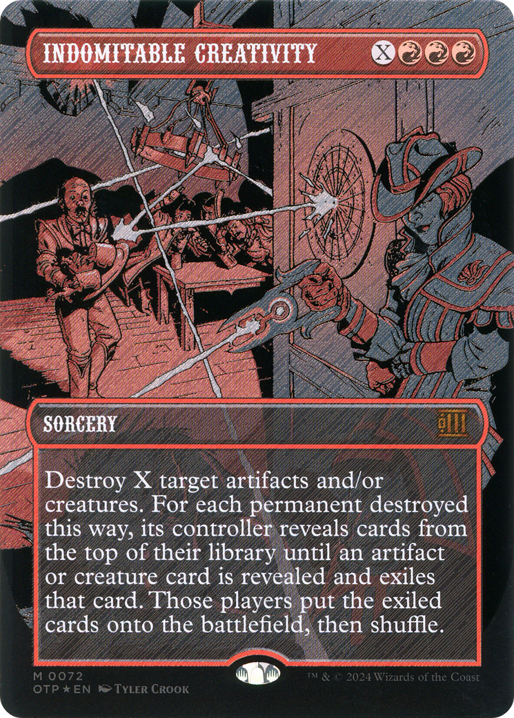 Indomitable Creativity (OTP-072) (Borderless) (Textured Foil)