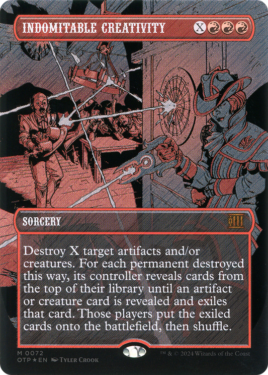 Indomitable Creativity (OTP-072) (Borderless) (Textured Foil)