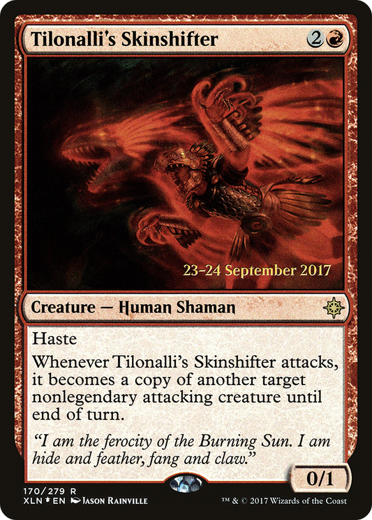 Tilonalli's Skinshifter (PRE-170S) (Foil)