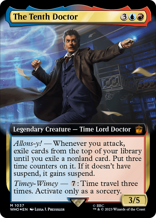The Tenth Doctor (WHO-1037) (Extended Art) (Surge Foil)
