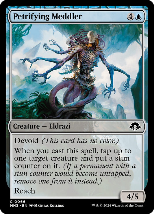 Petrifying Meddler (MH3-066) (Foil)
