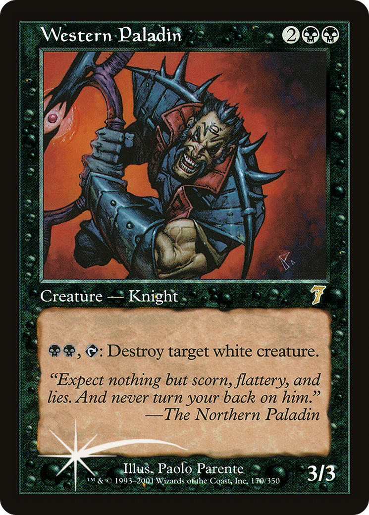 Western Paladin (7ED-170★) (Foil)