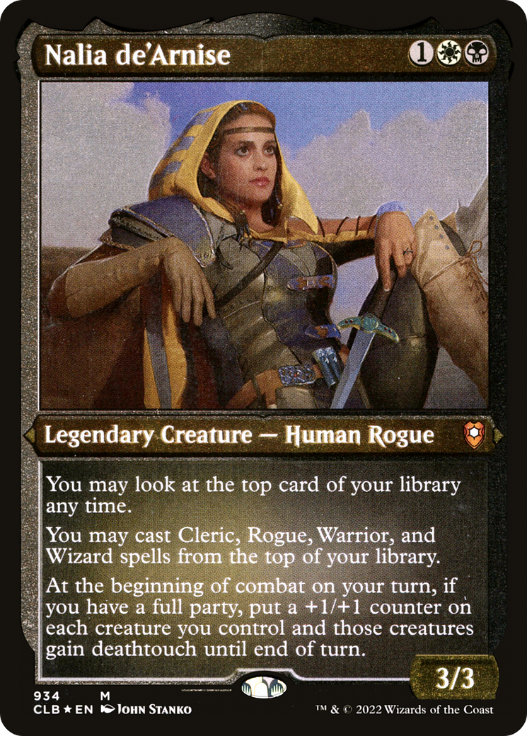 Nalia de'Arnise (CLB-934) (Etched Foil)