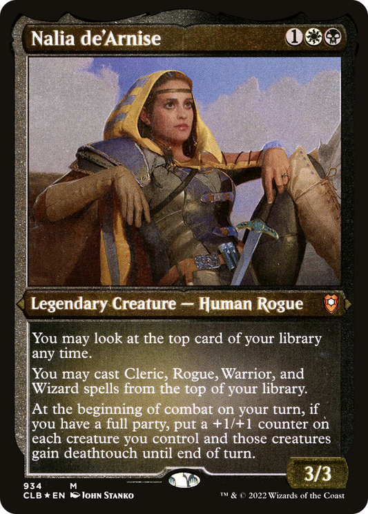 Nalia de'Arnise (CLB-934) (Etched Foil)