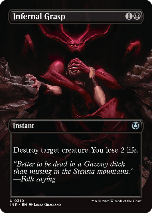 Infernal Grasp (INR-310) (Borderless) (Foil)