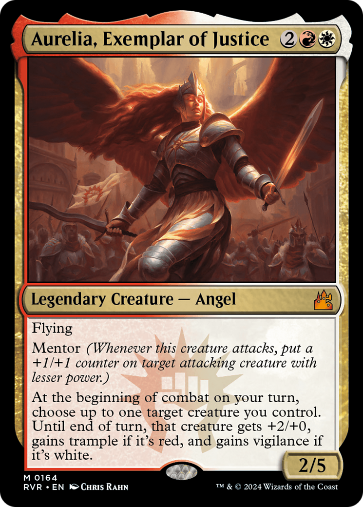 Aurelia, Exemplar of Justice (RVR-164) (Foil)