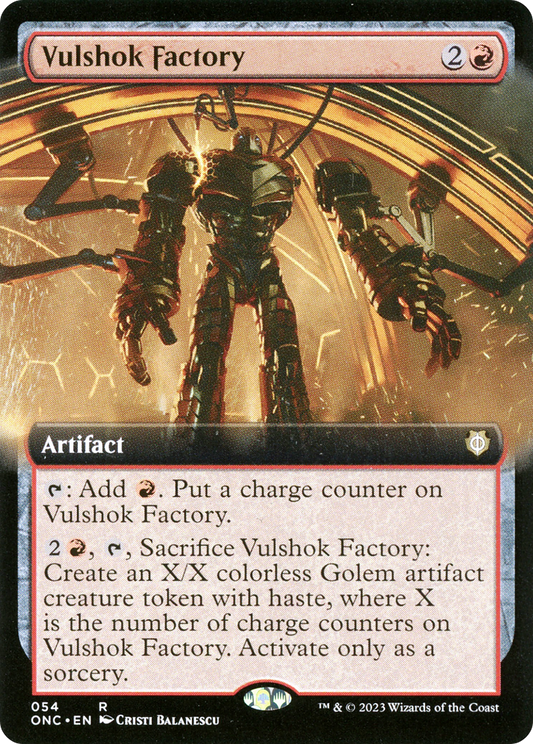Vulshok Factory (ONC-054) (Extended Art)