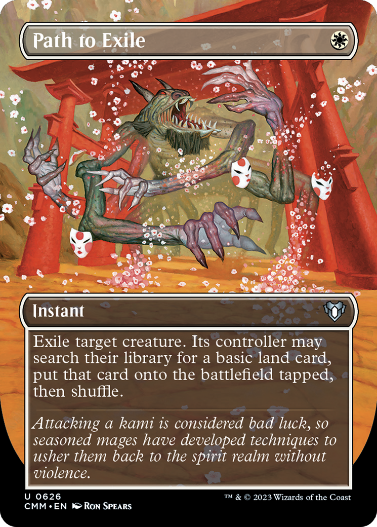 Path to Exile (CMM-626) (Borderless) (Foil)
