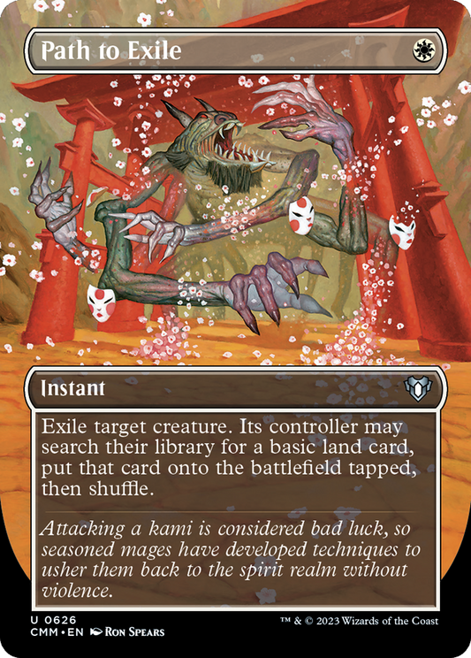 Path to Exile (CMM-626) (Borderless) (Foil)