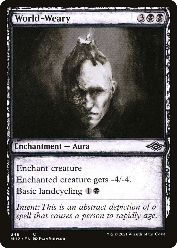 World-Weary (MH2-348) (Showcase) (Foil)
