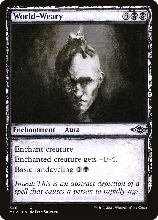 World-Weary (MH2-348) (Showcase) (Foil)