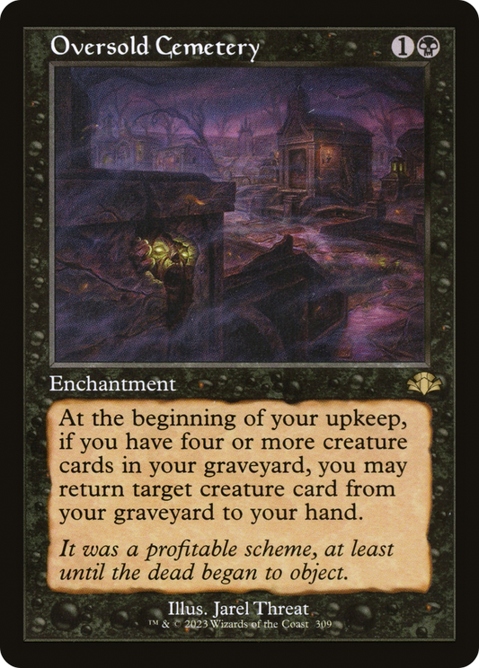 Oversold Cemetery (DMR-309) (Foil)