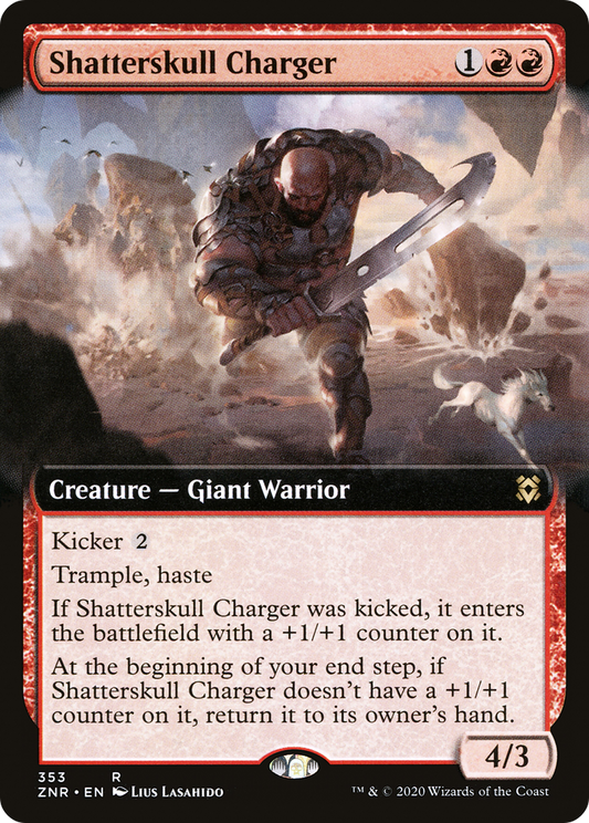 Shatterskull Charger (ZNR-353) (Extended Art) (Foil)