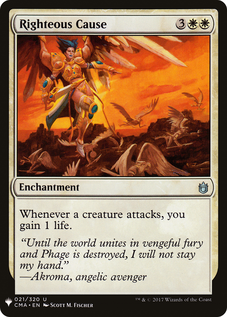 Righteous Cause (LIST-CMA-21)