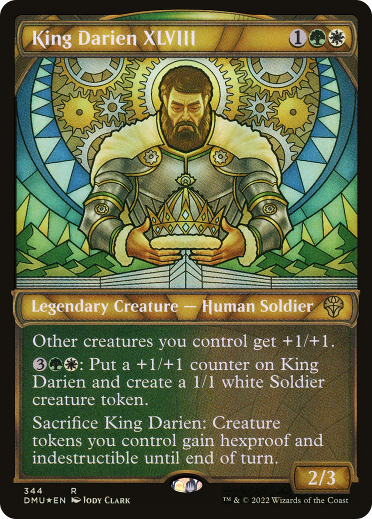 King Darien XLVIII (DMU-344) (Showcase) (Textured Foil)