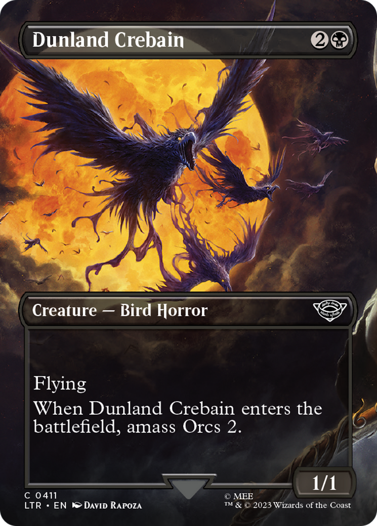 Dunland Crebain (LTR-411) (Borderless)