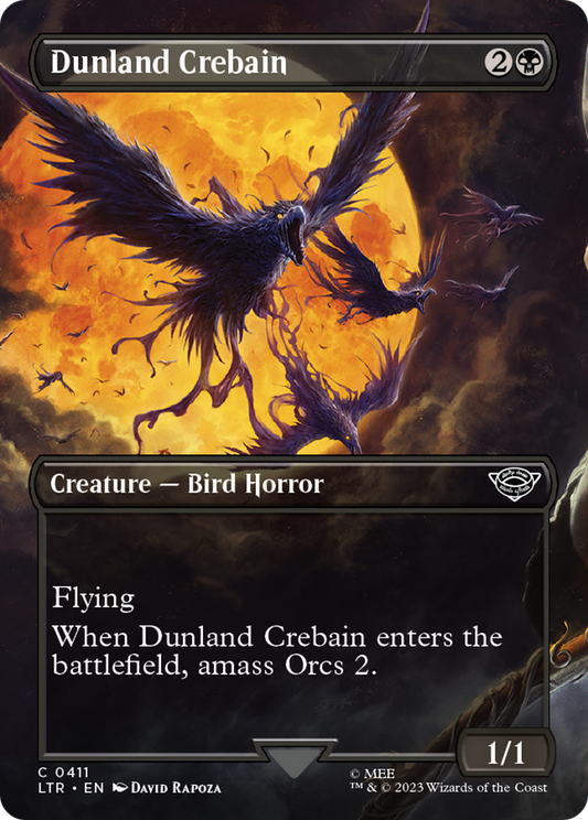 Dunland Crebain (LTR-411) (Borderless) (Foil)