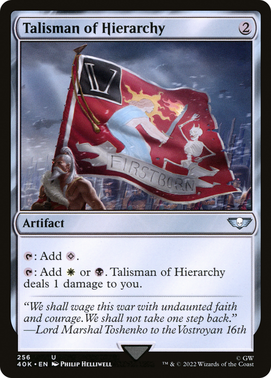 Talisman of Hierarchy (40K-256)