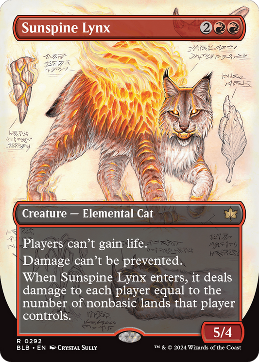 Sunspine Lynx (BLB-292) (Showcase) (Borderless) (Foil)