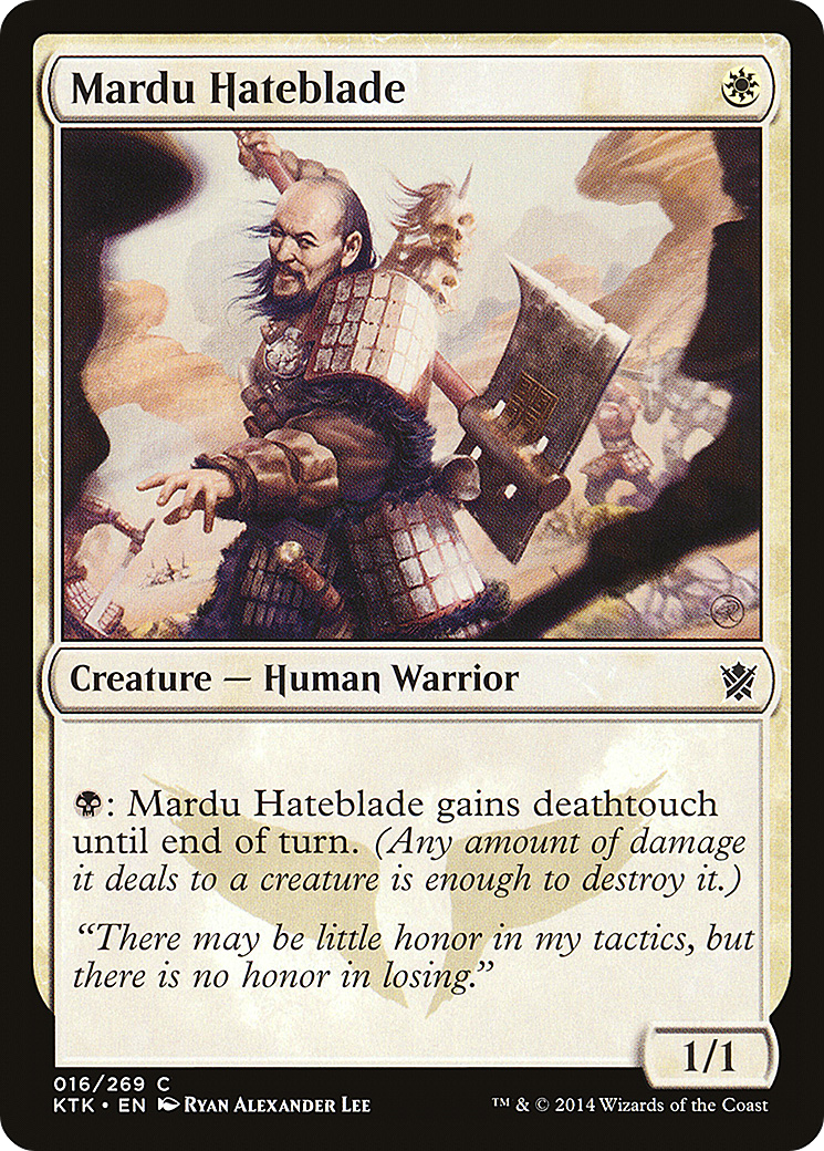 Mardu Hateblade (KTK-016) (Foil)