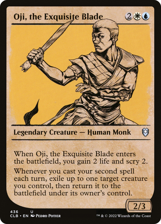 Oji, the Exquisite Blade (CLB-436) (Showcase) (Foil)