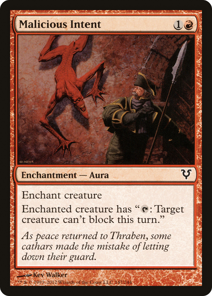 Malicious Intent (AVR-147) (Foil)