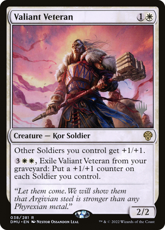 Valiant Veteran (PPDMU-38P) (Foil)