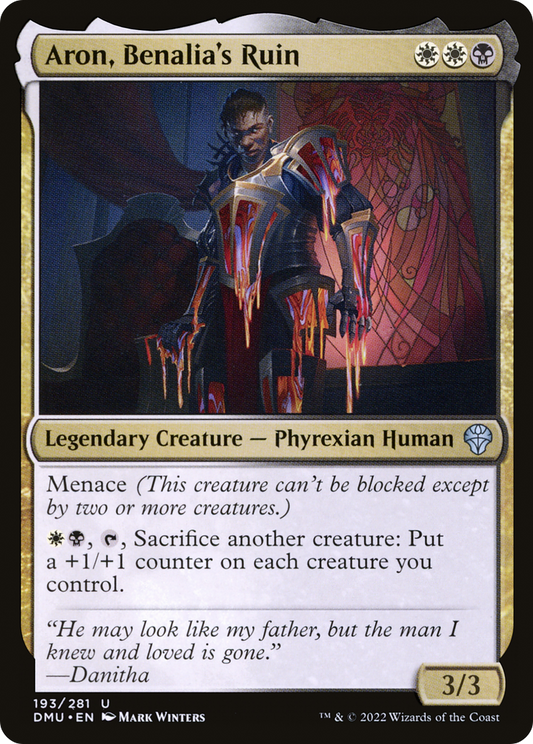 Aron, Benalia's Ruin (DMU-193) (Foil)