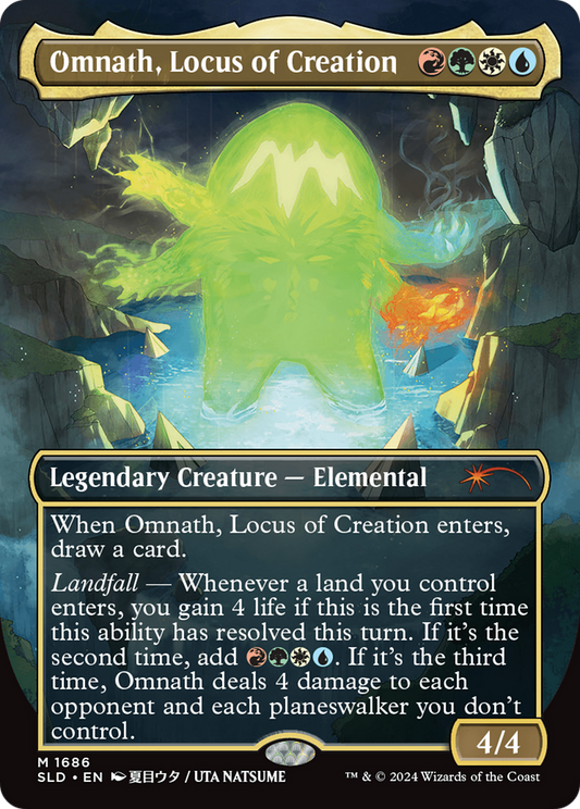 Omnath, Locus of Creation (SLD-1686) (Borderless) (Foil)