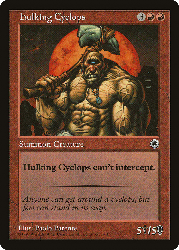 Hulking Cyclops (POR-134)