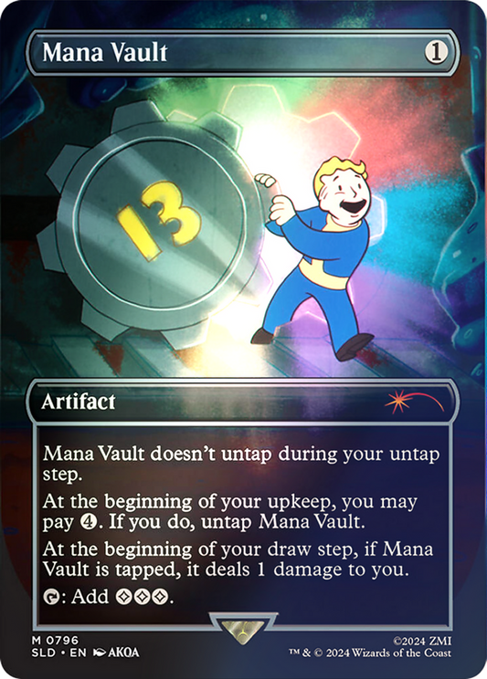 Mana Vault (SLD-796★) (Borderless) (Foil)