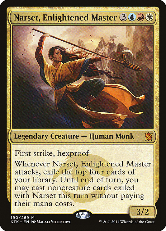 Narset, Enlightened Master (KTK-190) (Foil)