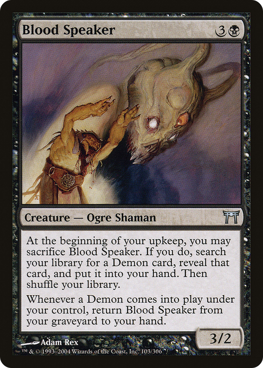 Blood Speaker (CHK-103) (Foil)