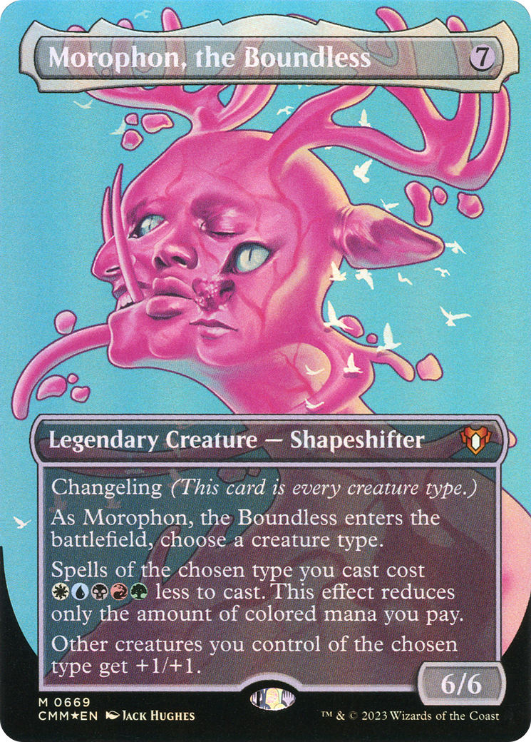 Morophon, the Boundless (CMM-1058) (Borderless) (Textured Foil)