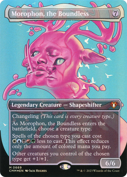 Morophon, the Boundless (CMM-1058) (Borderless) (Textured Foil)
