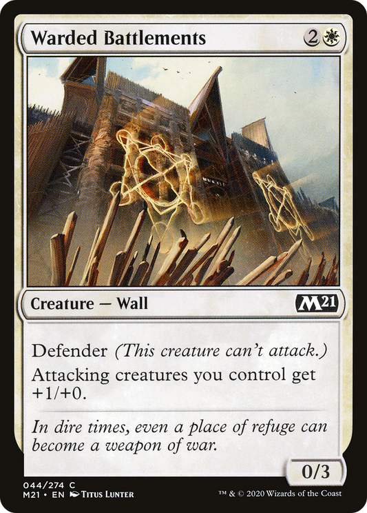 Warded Battlements (M21-044) (Foil)