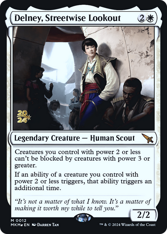 Delney, Streetwise Lookout (PRE-12S) (Foil)
