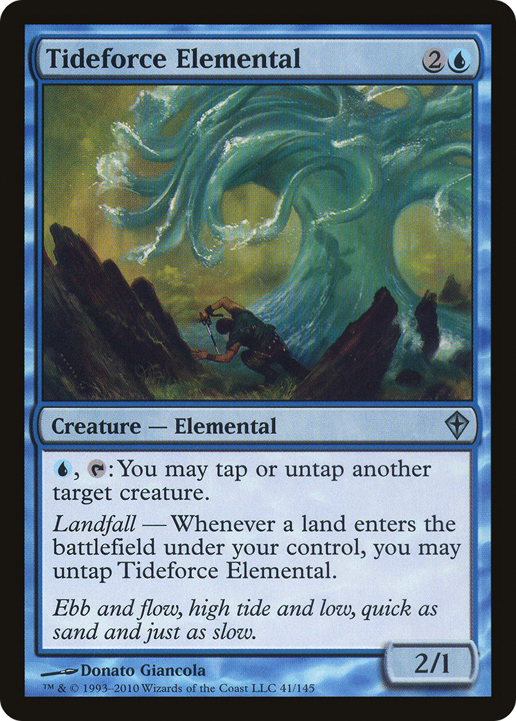 Tideforce Elemental (WWK-041) (Foil)