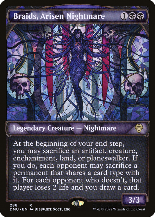 Braids, Arisen Nightmare (DMU-288) (Showcase) (Foil)