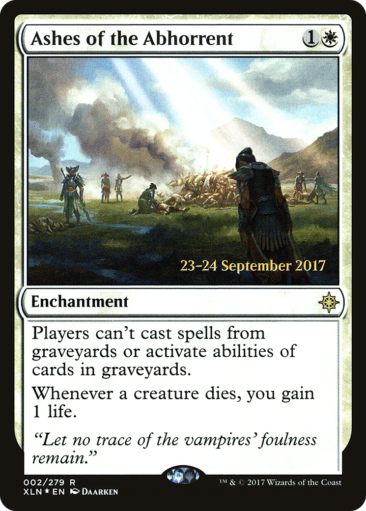 Ashes of the Abhorrent (PRE-02S) (Foil)