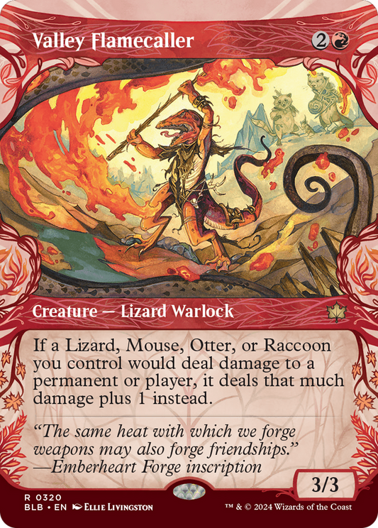 Valley Flamecaller (BLB-320) (Showcase) (Foil)