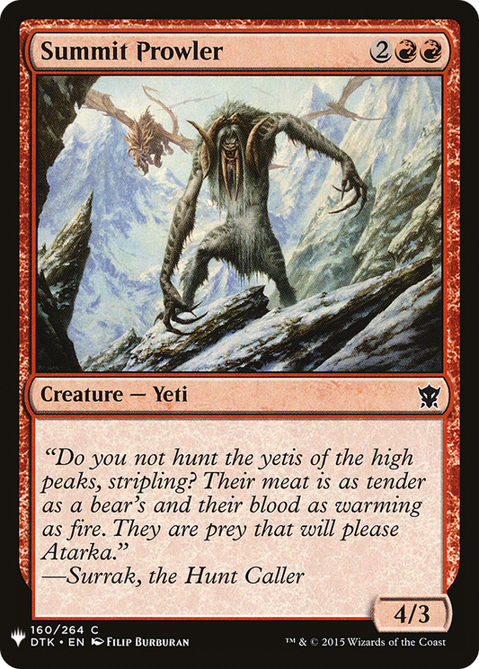 Summit Prowler (LIST-DTK-160)