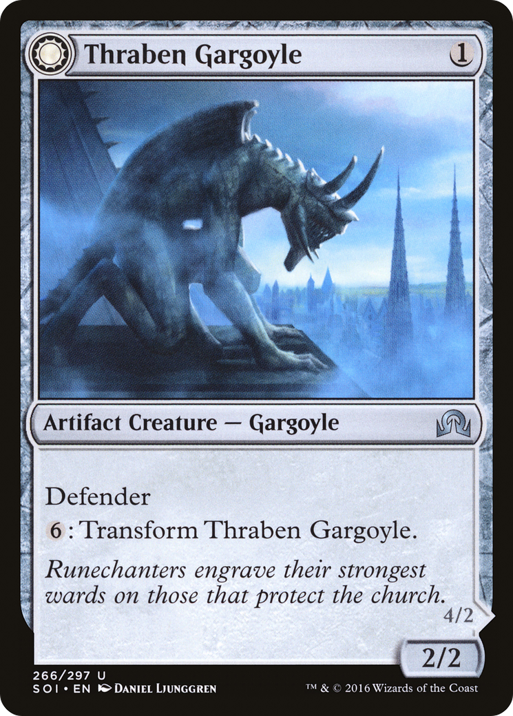 Thraben Gargoyle // Stonewing Antagonizer (SOI-266) (Foil)