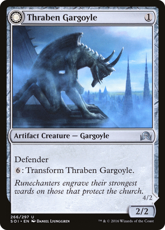 Thraben Gargoyle // Stonewing Antagonizer (SOI-266) (Foil)