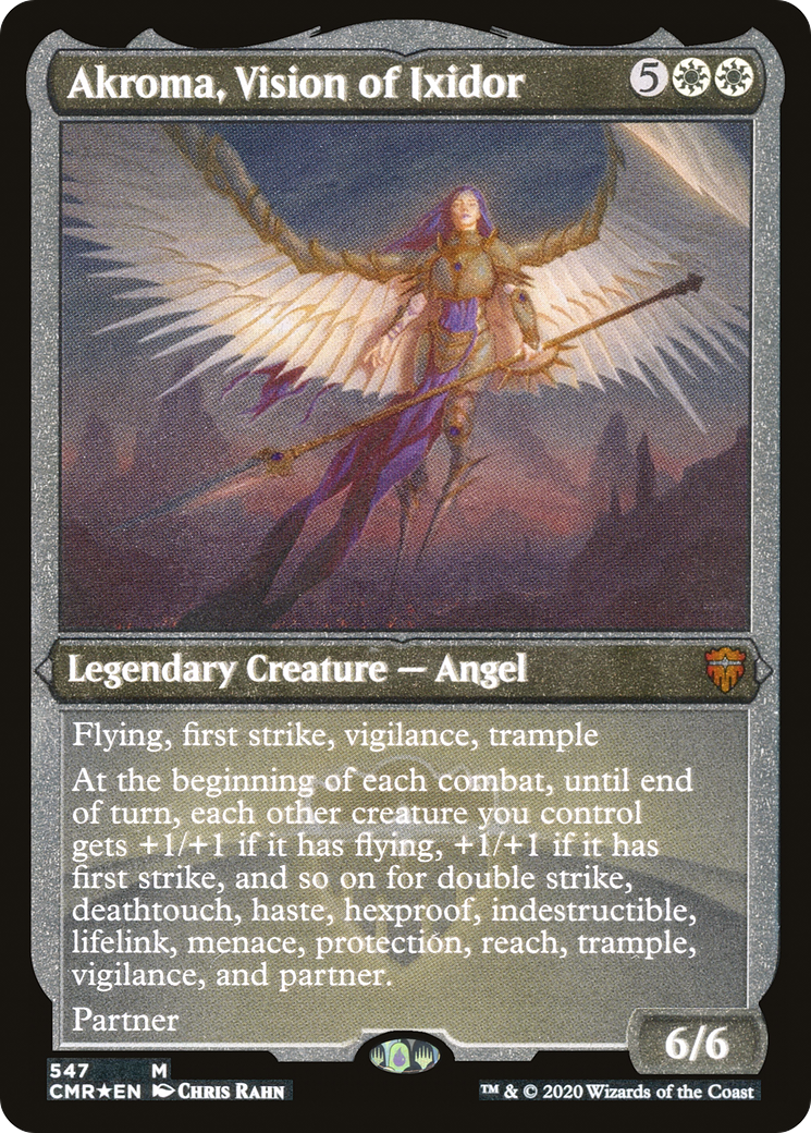 Akroma, Vision of Ixidor (CMR-547) (Etched Foil)