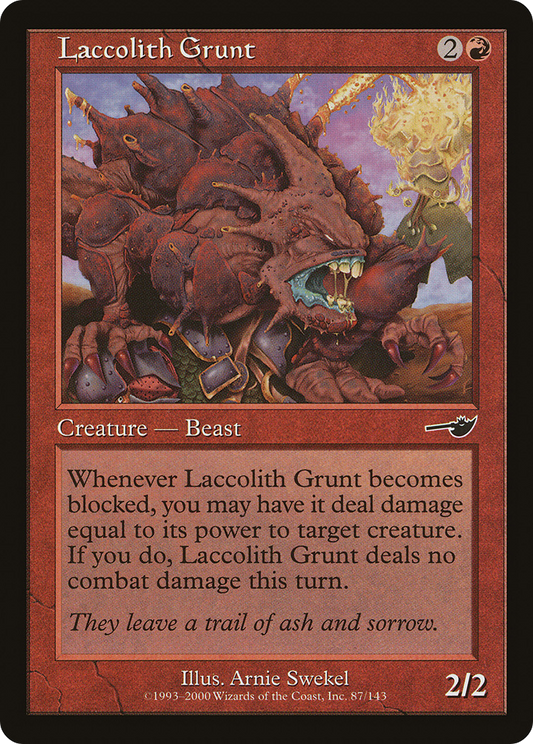 Laccolith Grunt (NMS-087) (Foil)