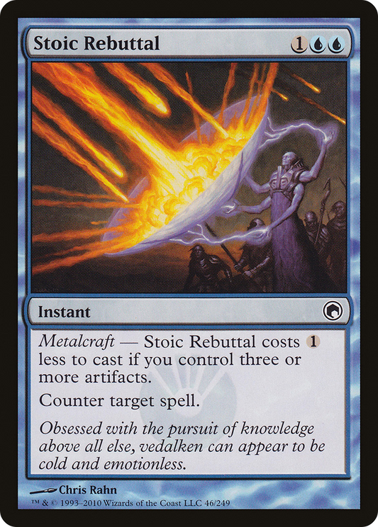 Stoic Rebuttal (SOM-046) (Foil)